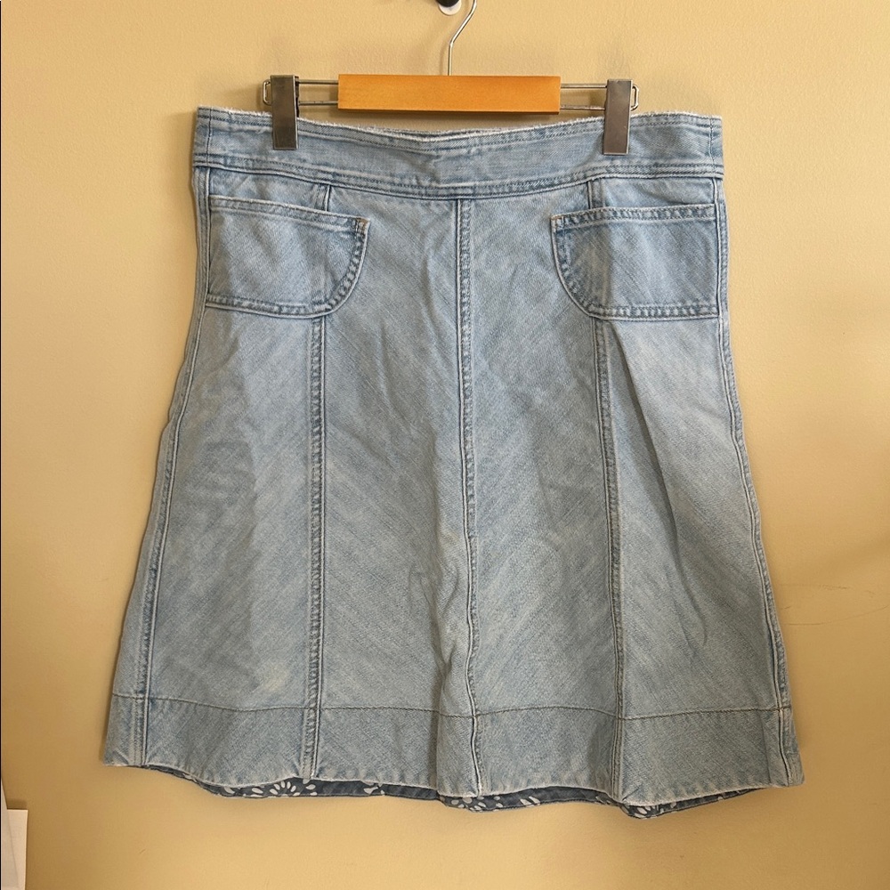 Denim A-Line Skirt